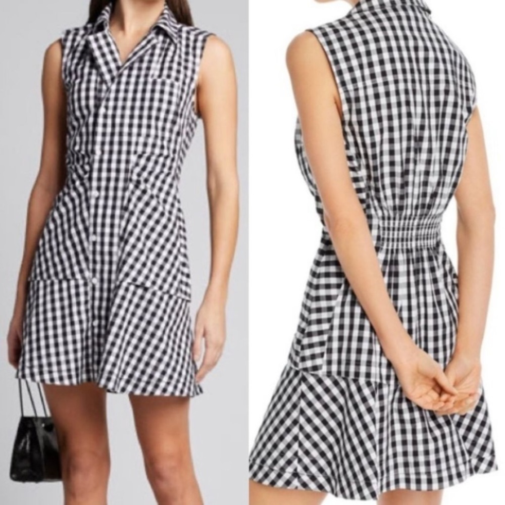 NWT Derek Lam 10 Crosby Satina Sleeveless Shirtdress Size 6